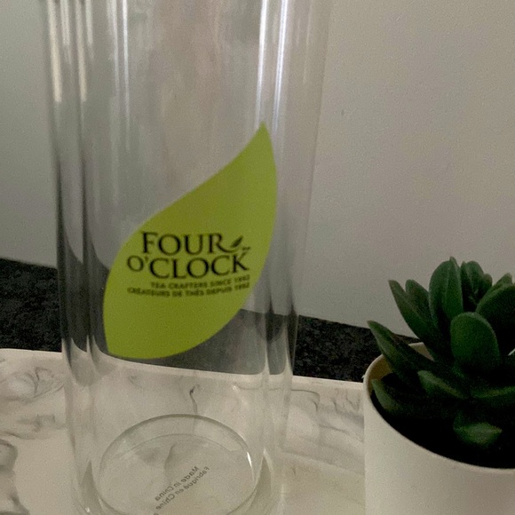 NEW Four O'clock Glass Tea Infuser Travel Mug - Picture 4 of 13